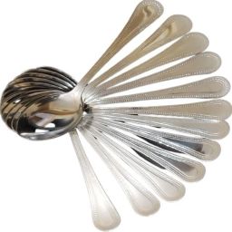 Spoon set combo(Pack of 12) Stainless Steel Table Spoon Set-image-10