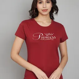 Trend Level Women 2 Applique T-shirt-76