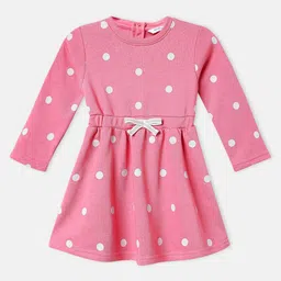 Nauti Nati Girls Polka Dot Print Fit & Flare Dress-picture-30