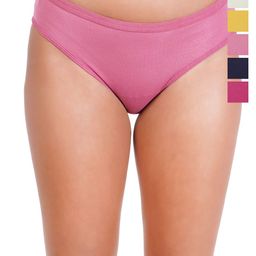 Liigne Pack Of 6 Cotton Mid-Rise Basic Briefs VCPC2362-XS-image-72