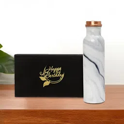 INTERNATIONAL GIFT White Single Copper Solid Water Bottle-image-79