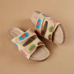 Ginger by Lifestyle Women Printed Open Toe Flats-image-52