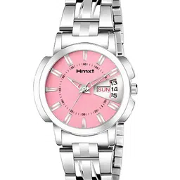 HMXT Women Printed Dial & Stainless Steel Straps Analogue Watch HMXT-143-image-0