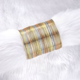Peora Set Of 72 Gold-Plated Bangles-87