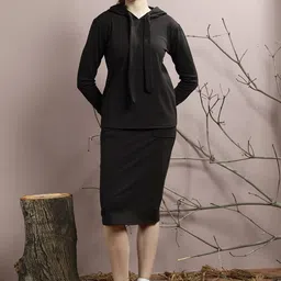 Athena  Pure Cotton Sweatshirt With Skirt Co-Ords-image-95