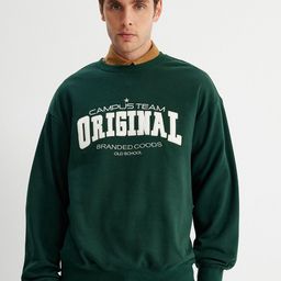 Koton Men Embroidered Typography Sweatshirt-picture-34