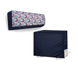 The Furnishing Tree Split AC Cover Set of Indoor and Outdoor Unit Used for 1 Ton Amazon Basics AB20-image-85