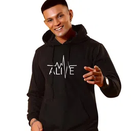 BOMBAE TEES Men Typography Printed Hooded Sweatshirt-picture-22