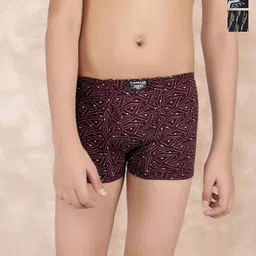 Dollar Bigboss Boys Pack Of 3  Printed Cotton Assorted Long Trunks-45