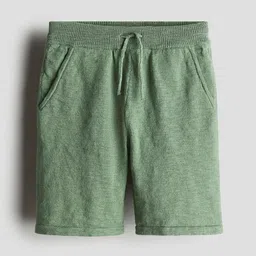 H&M Fine-Knit Cotton Shorts-image-24