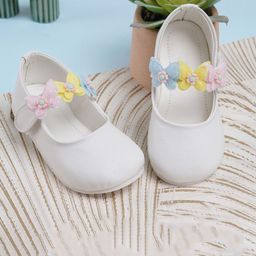 NESKA MODA Girls Woven Design Mojaris-image-26