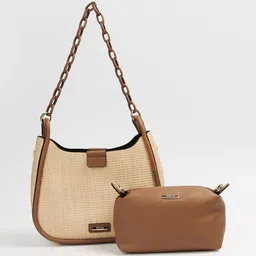 CODE by Lifestyle PU Structured Shoulder Bag-53
