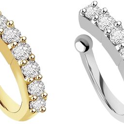 Twisha Cubic Zirconia Gold-plated Plated Brass Nose Ring-image-20