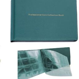 240 Pockets Coin Storage Album Book for Collectors 1 Pcs Coin Bank-image-27