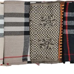 MUKHAKSH Checkered Men Muffler-image-2