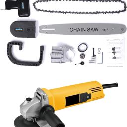 16 INCH ELECTRIC CHAINSA BRACKET SET FOR WOOD CUTTING | ANGLE GRINDER INCLUDED Corded Chainsaw-image-21