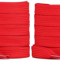 house of common Shoe Laces Flat Red 150cm shoe lace for Red Canvas Sneakers shoes Shoe Lace-image-98