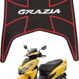 Anti Slip Backing Two Wheeler Rubber Foot Mat Honda Grazia Two Wheeler Mat-image-43