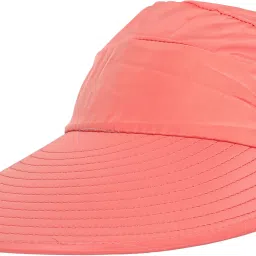 FabSeasons Sun Visor Hats Women Large Brim Summer UV Protection Beach Cap-image-8