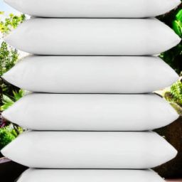 LUXURY Polyester Fibre Solid Sleeping Pillow Pack of 6-image-33