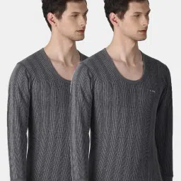 Dollar Ultra Pack of 2 Full Sleeve Round Neck Men Top Thermal-image-38