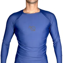 anjor Fashion Solid Men Swim Top Blue Swimsuit-picture-27