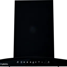 Stella Auto Clean Curved 75cm, Touch & Gesture Control, Filterless, Low Noise Auto Clean Wall Mounted Black 1350 CMH Chimney-32