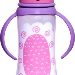 BABY Feeding bottle 8OZ (250ML)BOOT/ROUND WITH NIPPLE MHEE CAP AND HANDLE - 250 ml-image-28