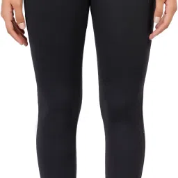 Solid Women Black Tights-image-1