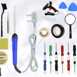 Electronic 26in1 Mobile Repairng Soldering and Desoldering Equipment Tool Machine Glue Gun Combo Kit Set with Flux Paste and Wire 25 W Simple-picture-27