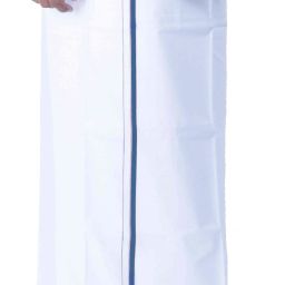 TUNI MANI Luxury Cotton Solid Men Dhoti-image-17