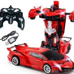 2 in 1 Convertible RC Robot Car Deformation Toy-image-20