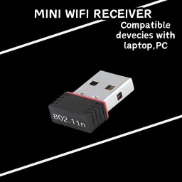 GUGGU (Wi-Fi Receiver) with Multi-Device Connectivity For All Pc System and LaptopH251 USB Adapter-15