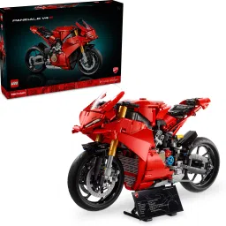 Technic Ducati Panigale V4 S Motorcycle Model Building Set 42202 (1603 Blocks)-image-96