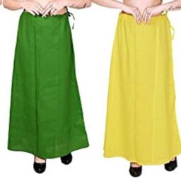 ANANT CREATION POPLINE COTTON PETTICOAT, PINK, GREEN, YELLOW, MEHROON, Cotton Blend Petticoat-image-21