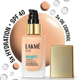 9to5 Hya Matte Foundation + Hyaluronic Acid Cool Ivory - 25ml Foundation-24