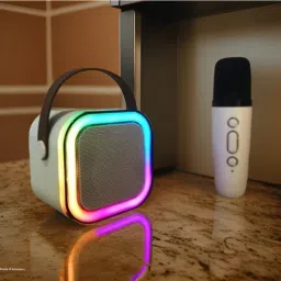 YAROH M11_k12 Wireless Karaoke Mic Speaker: K12 with RGB, 5W Bluetooth 10 W Bluetooth Home Theatre-image-43