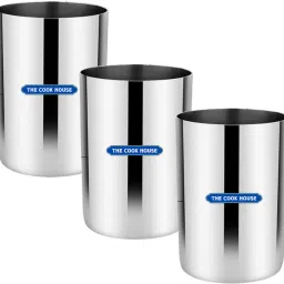 Stainless Steel Mirror Finish Drinkware Tableware Tumbler Set for Home & Office Glass Serving Set-27