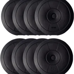 60 kg PVC 60KG Weight Plates Filled with Sand (10KG x 4 Plates, 5KG x 4 Plates /60KG) Home Gym Combo-image-84