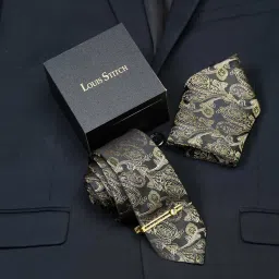 LOUIS STITCH Silk Tie Pin Set-picture-22