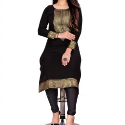 Women Printed Cotton Blend Straight Kurta-image-79