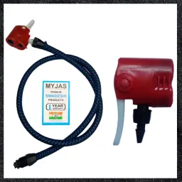 bicycle cycle tyre inflator pump connection pipe only with clip Bicycle Pump-26