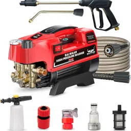 PW-400 Brass (Adjustable) Pump Head, Big Jet foam bottle 1800w Motor 120-150 Bar Pressure Washer-picture-28