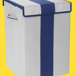 75 L Grey Laundry Basket-image-50