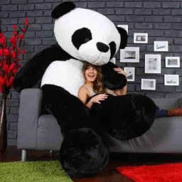 4 Feet Soft Panda Very Beautiful Best Quality For (Black) - 122 cm (Black)_cls - 122 cm-20