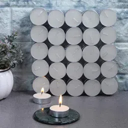hosley White Wax Set Of 150 Tealights Candles-picture-25