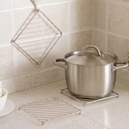 Hot Pot stand Utensil Kitchen Rack Steel mirror Trivet-26