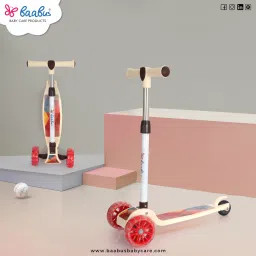 3 Wheel Kick Scooter,Foldable with LED Wheels,Adjustable Height-image-39