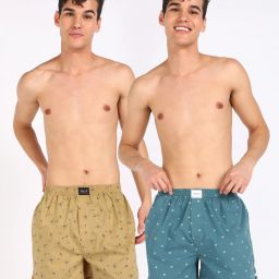 Pack of 2 Mens Boxer Shorts Printed Men Boxer-image-47