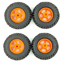 invento 4pcs 80mm x 25mm Plastic Robotic Wheel Durable Rubber Tire Wheel 6mm Hole Automotive Electronic Hobby Kit-picture-35